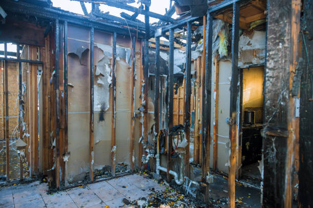 Professional Fire Damage Assessment technician working in Mundys Corner, PA